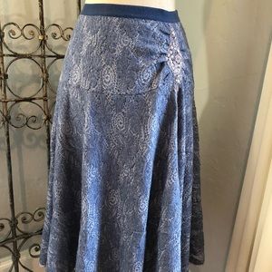 Free People Skirt Lavender Lace and Sequins